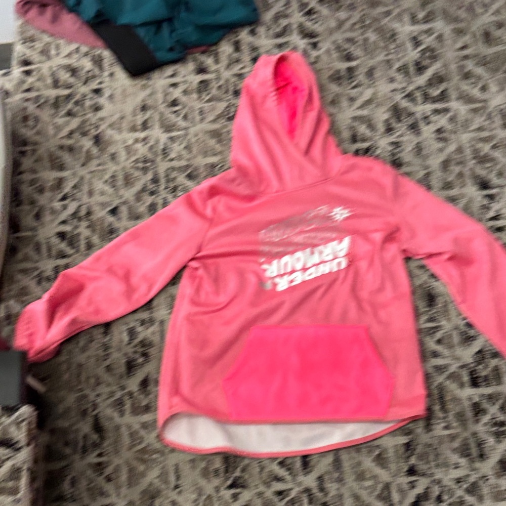Under Armour Kids Bright Pink Hoodie